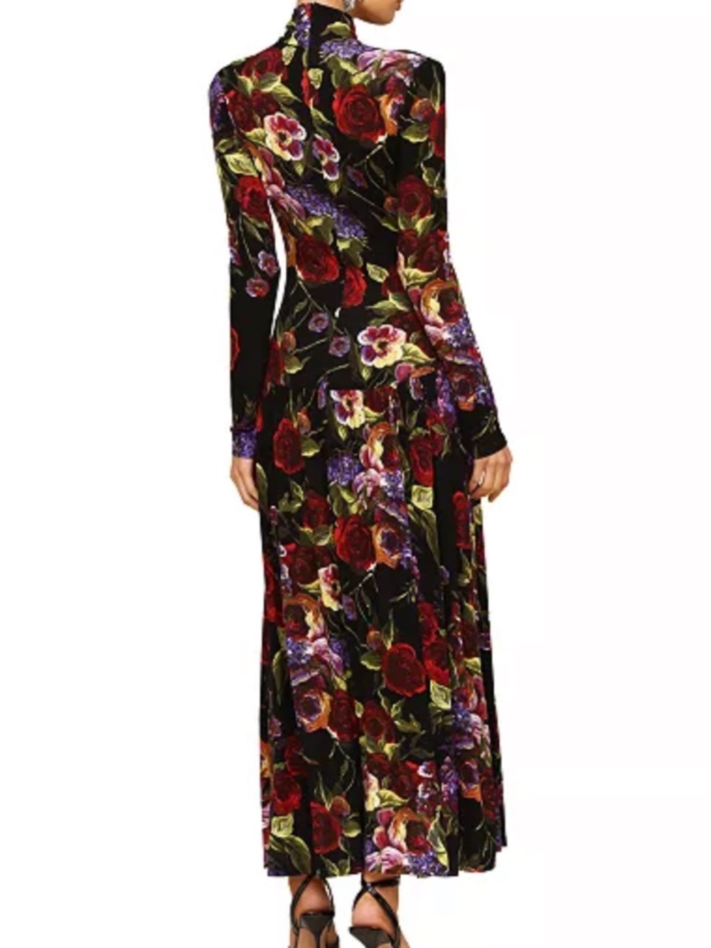 AVEC LES FILLES DARK PORTOFINO ROSE MAXI DRESS - Picture 6 of 9